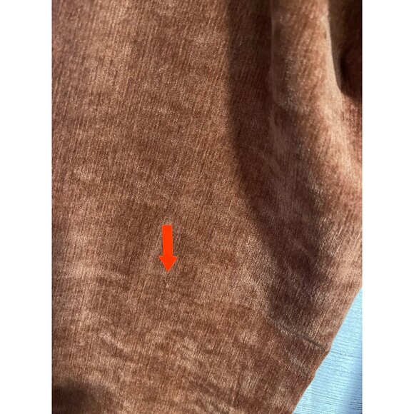 Love On A Hangar Velour Flared Brown Pants Womens Large Pull On Elastic Waist L - Picture 4 of 9